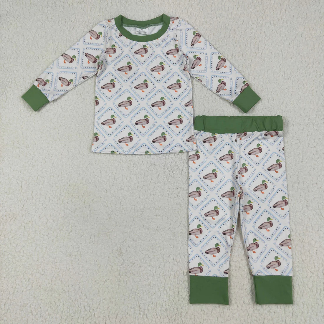 Sibling Baby Boys Southern Camo Ducks Dogs Deer Top Pants Hunting Pajamas Clothes Sets