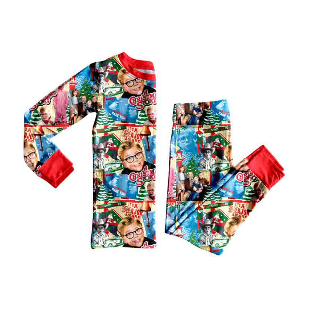 7.16 BLP1503 Preorder Christmas Story Kids Pajamas Clothes Set