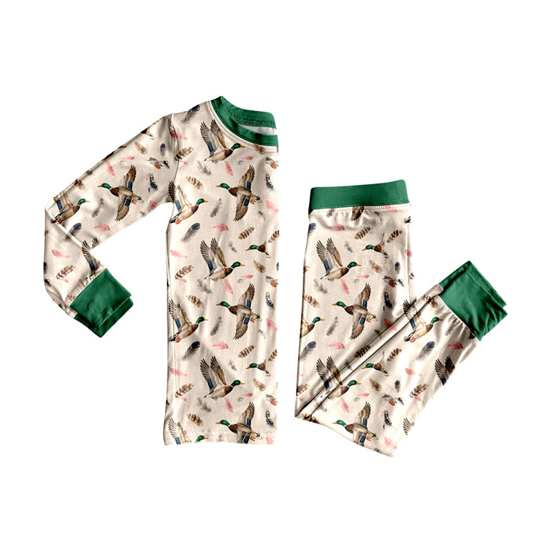 9.17 BLP1622 Baby Boys Mallard Duck Long Sleeve Pajama Set