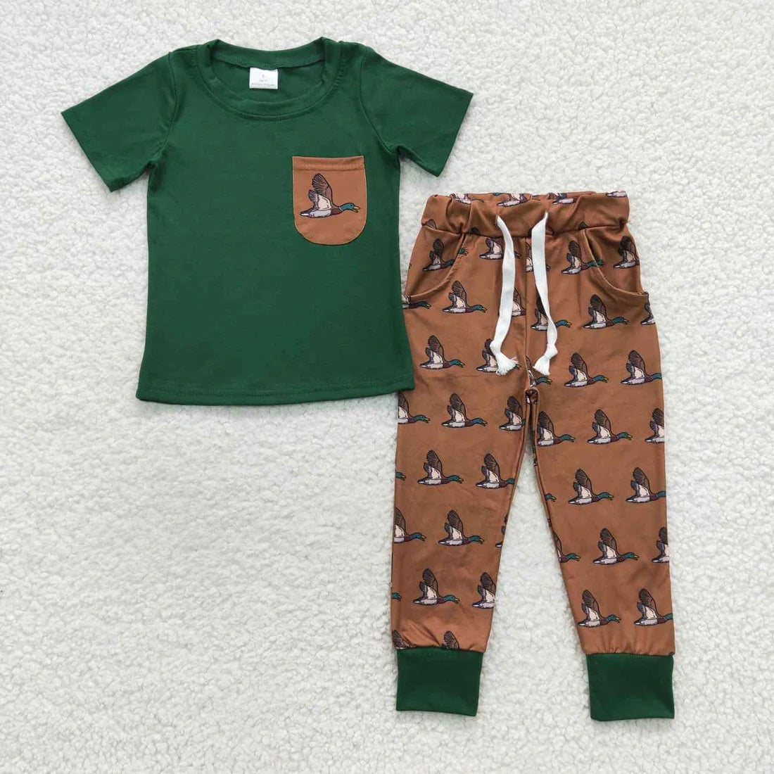 Sibling Baby Boys Girls  Mallard Duck Clothing