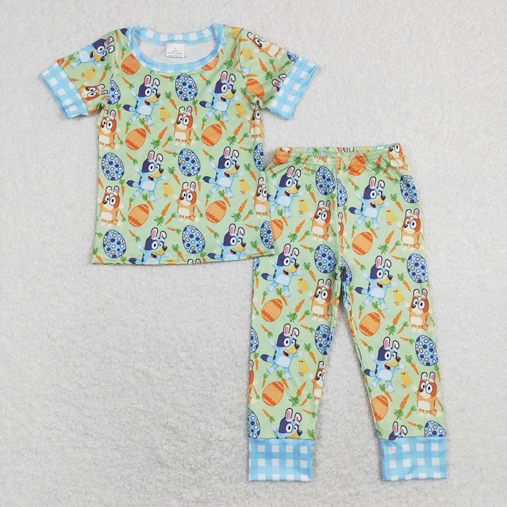 Sibling Baby Boys Short Sleeve Tee Shirts Pants Pajamas Clothes Sets