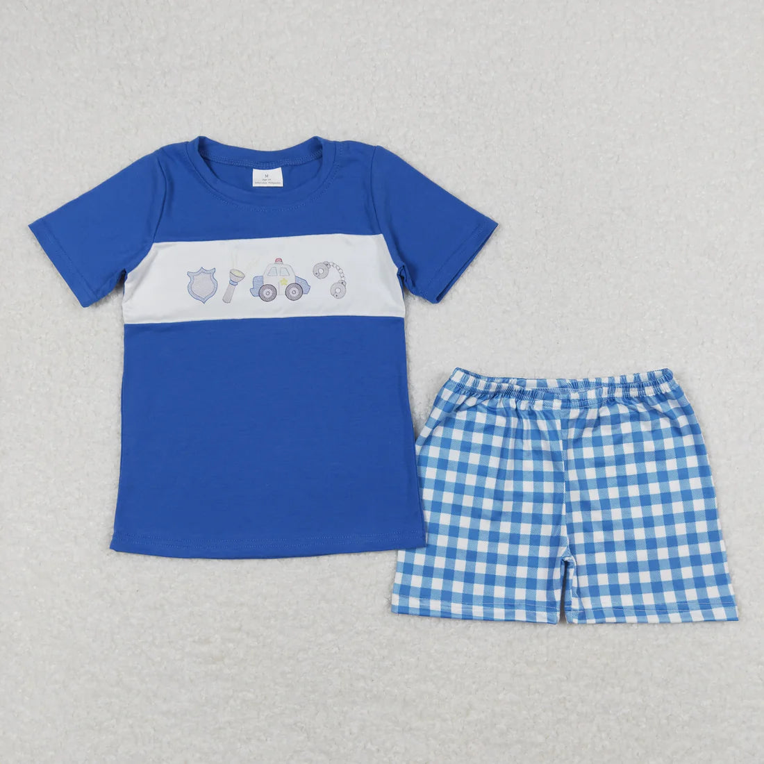 Sibling Baby Boys Short Sleeve Cars Pockets Top Shorts Clothes Sets