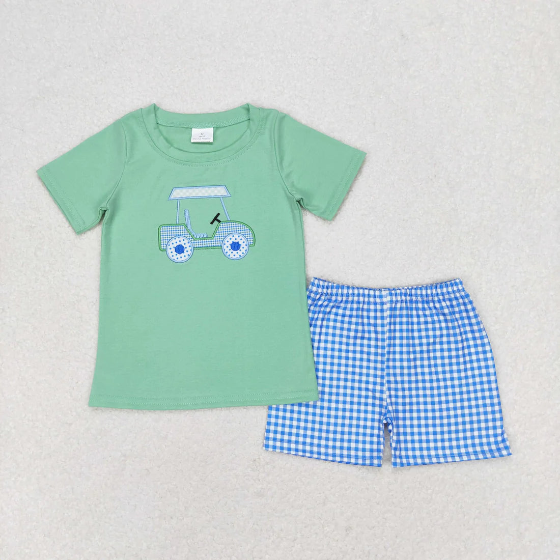 Sibling Baby Boys Embroidery Golf Shirt Top Shorts Summer Clothes Sets