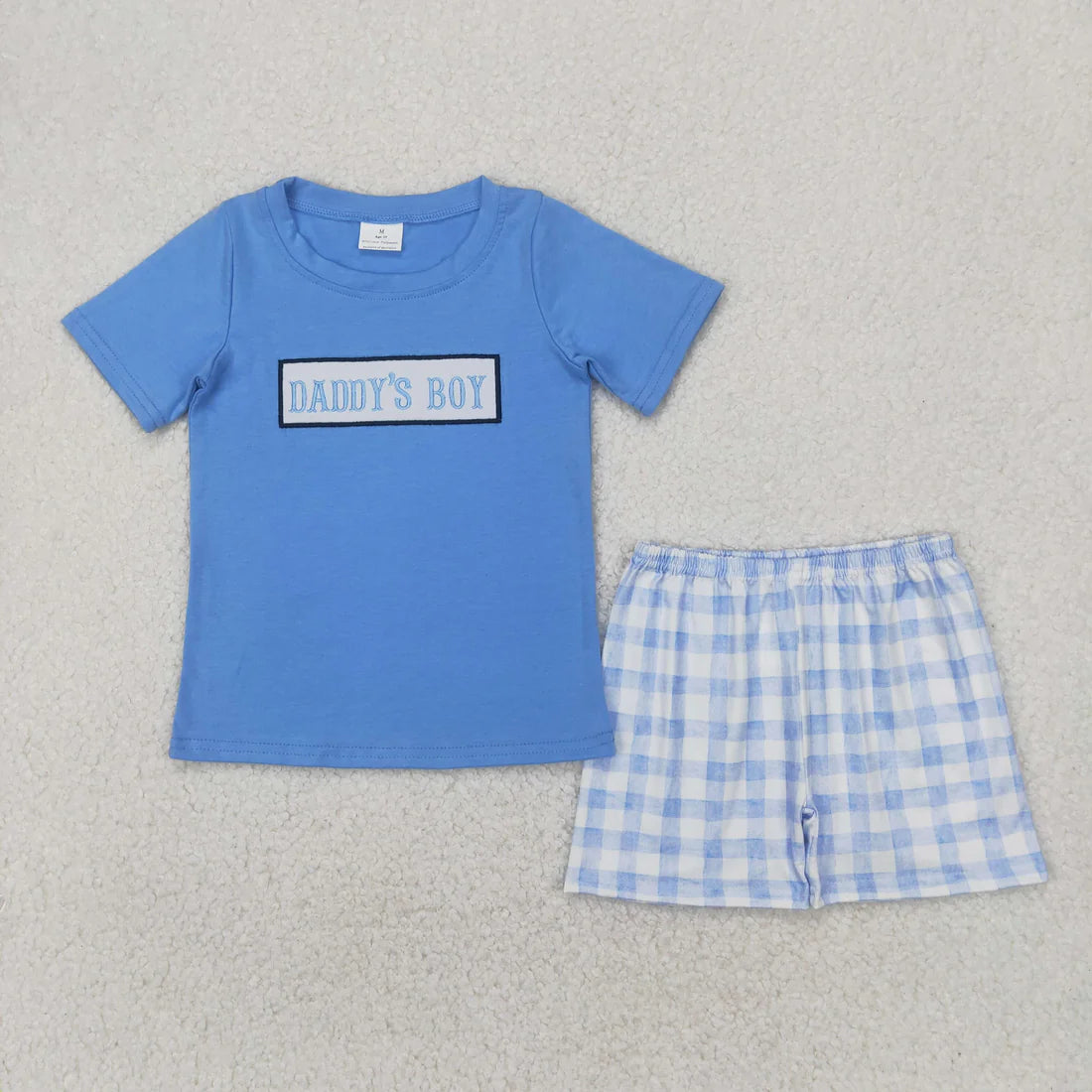 Sibling Baby Boys I love Dad Summer Shorts Clothes Sets