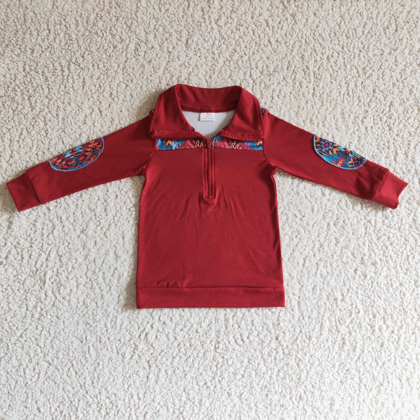 Boys western design pullover      BT0080
