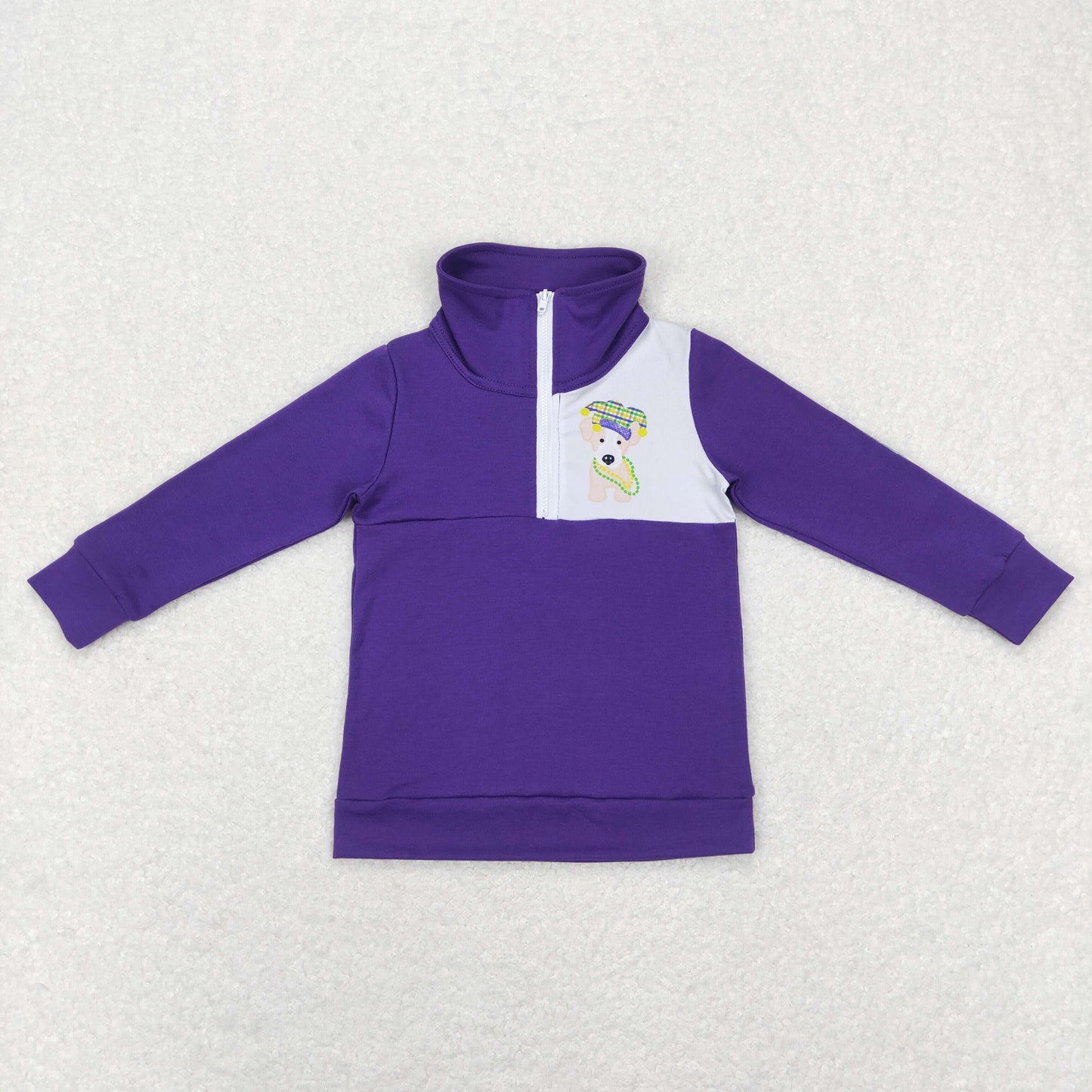 Sibling Baby Boys Mardigras Button Zipper Pullovers Top