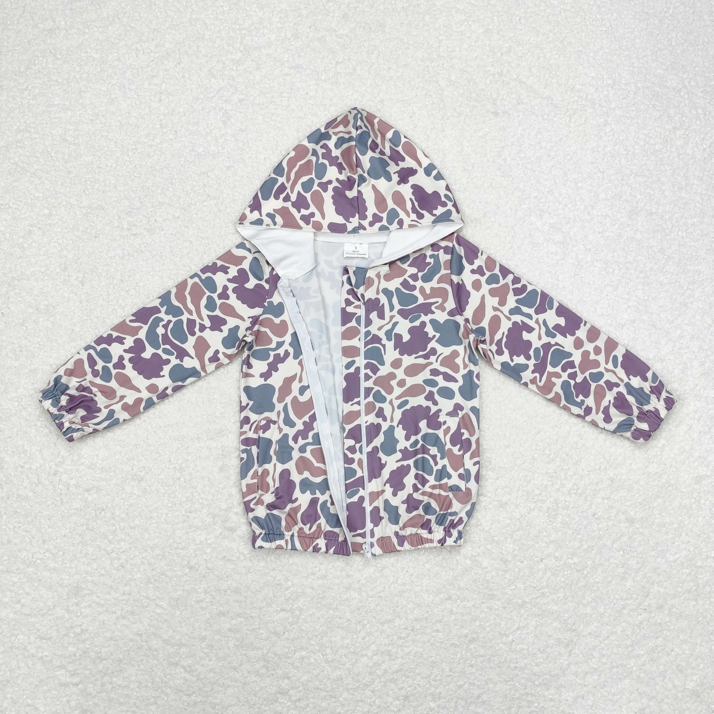 Sibling Baby Boys Girls Long Sleeves Southern Hunting Camo Zip Pockets Hoodie Jackets Top