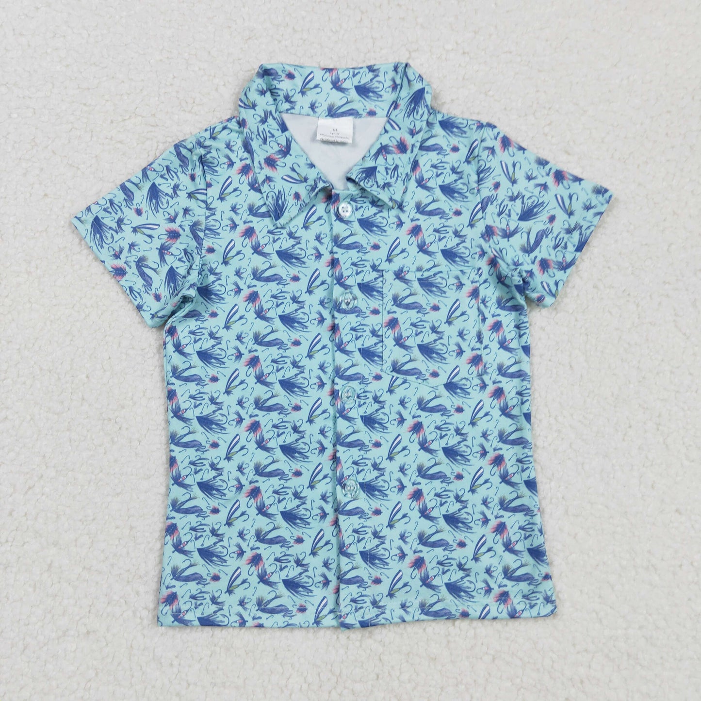 Sibling Baby Boys Short Sleeve Southern Hunting Camo Button Polo Shirts Top