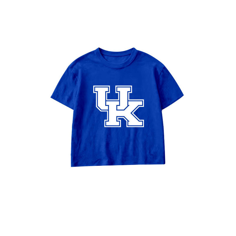 7.6 Preorder Kids Boys UK Royal Blue Short Sleeve T-shirt Top