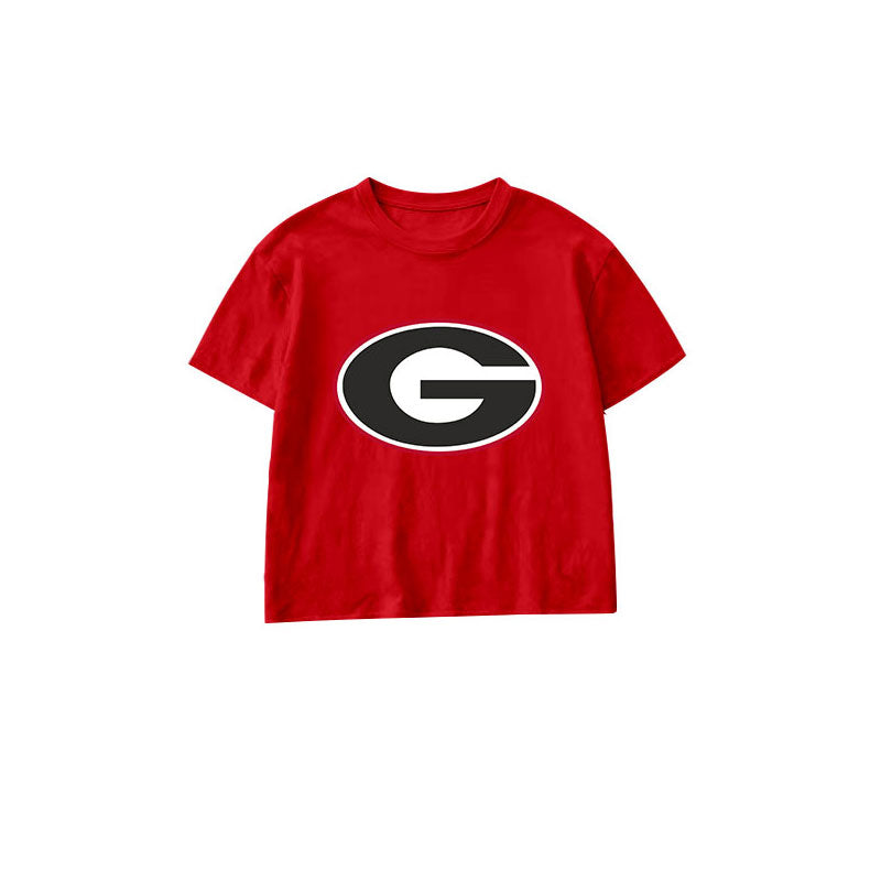 7.6 Preorder Kids Boys  Georgia Short Sleeve T-shirt Top