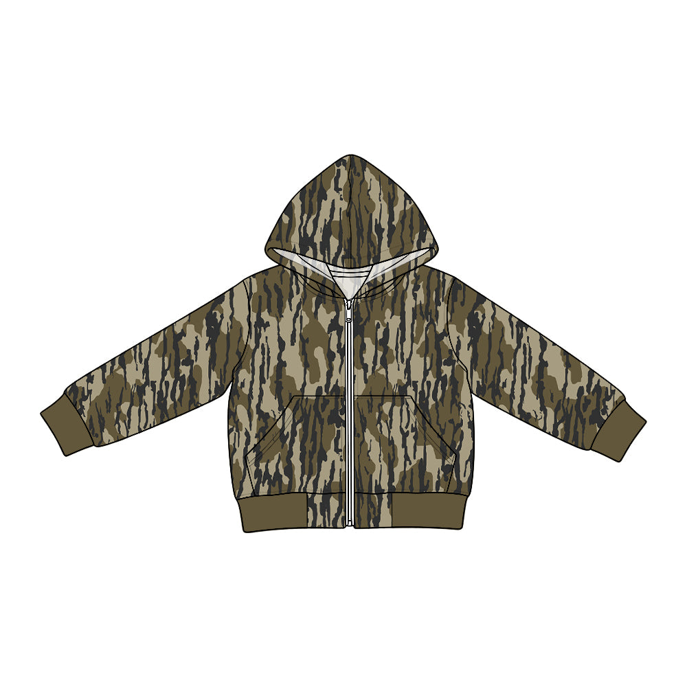 10.21 BT2010 Preorder Kids Girls olive green Camo Denim Jacket