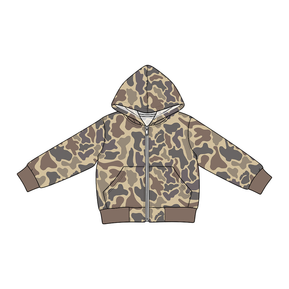 10.21 BT2019 Preorder Kids Girls Grey Brown Green Camo Denim Jacket