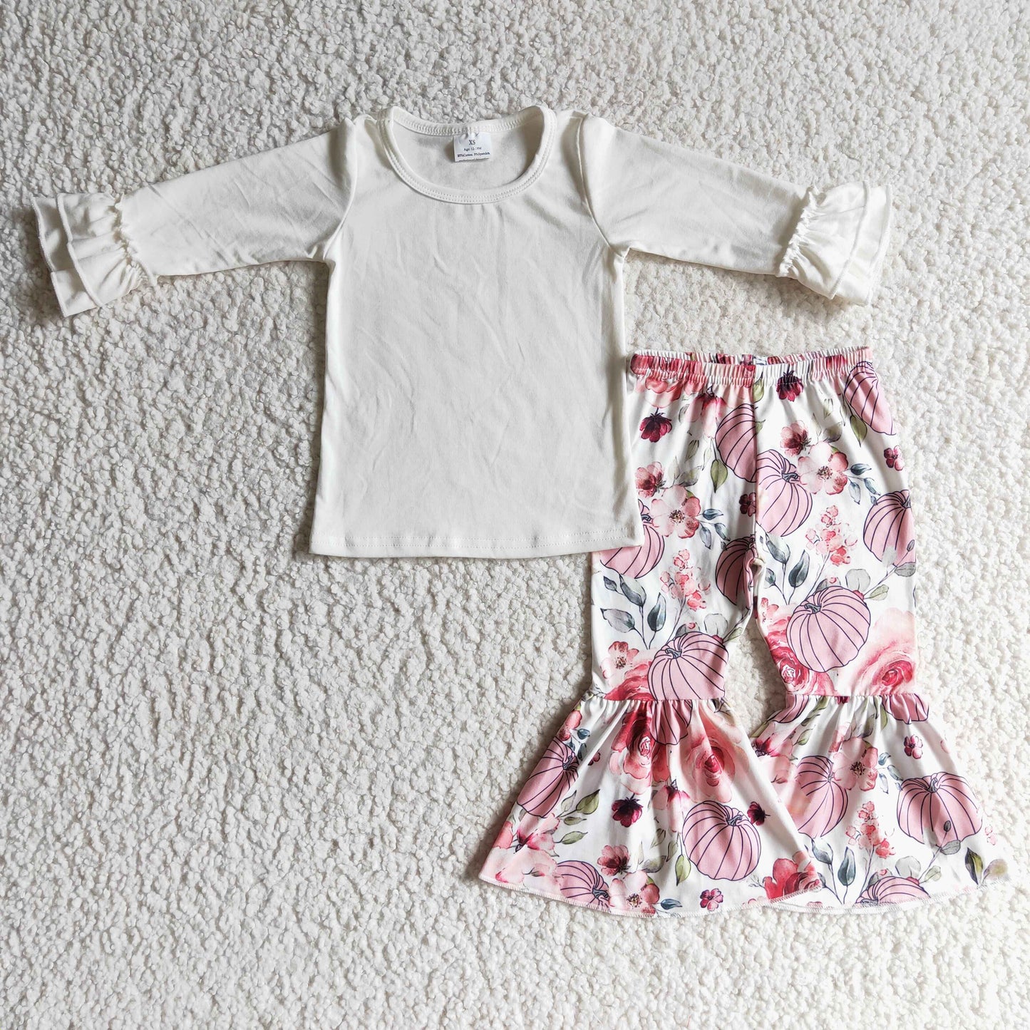 Girls pink punpkin outfits  GLP0264