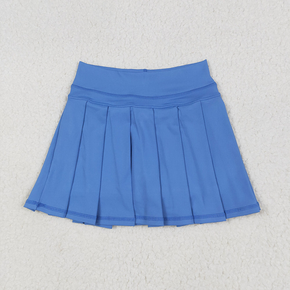 16 Colors Yoga Pleated Active Girls Skirts Sister Wear Summer Bottom Skort