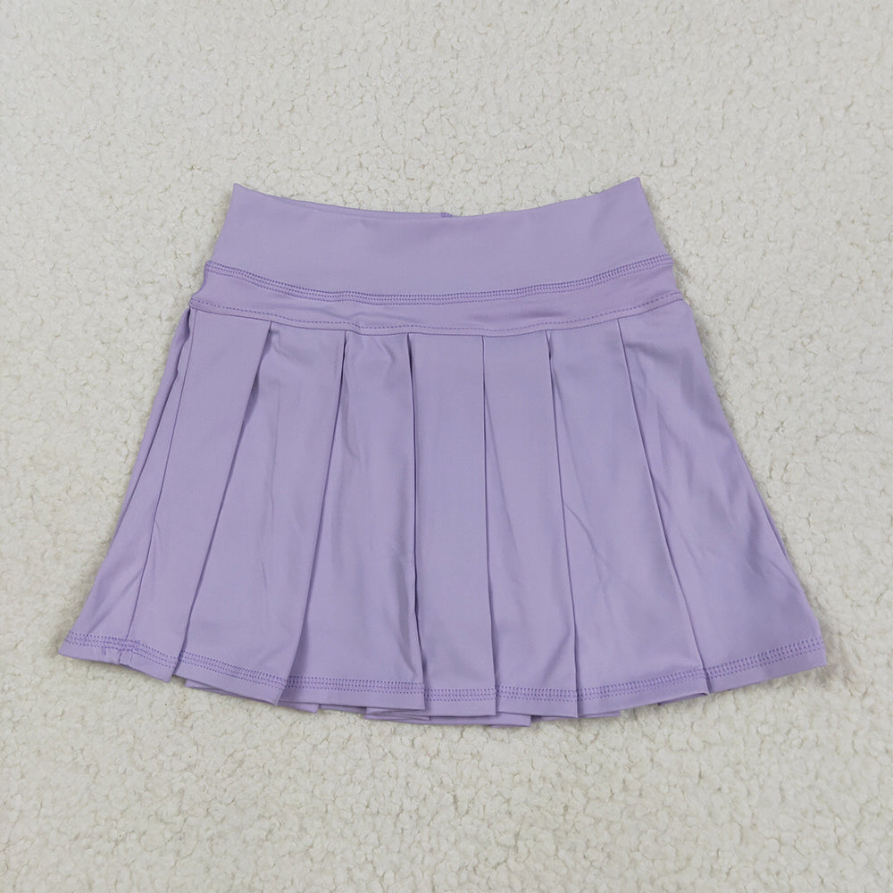 16 Colors Yoga Pleated Active Girls Skirts Sister Wear Summer Bottom Skort