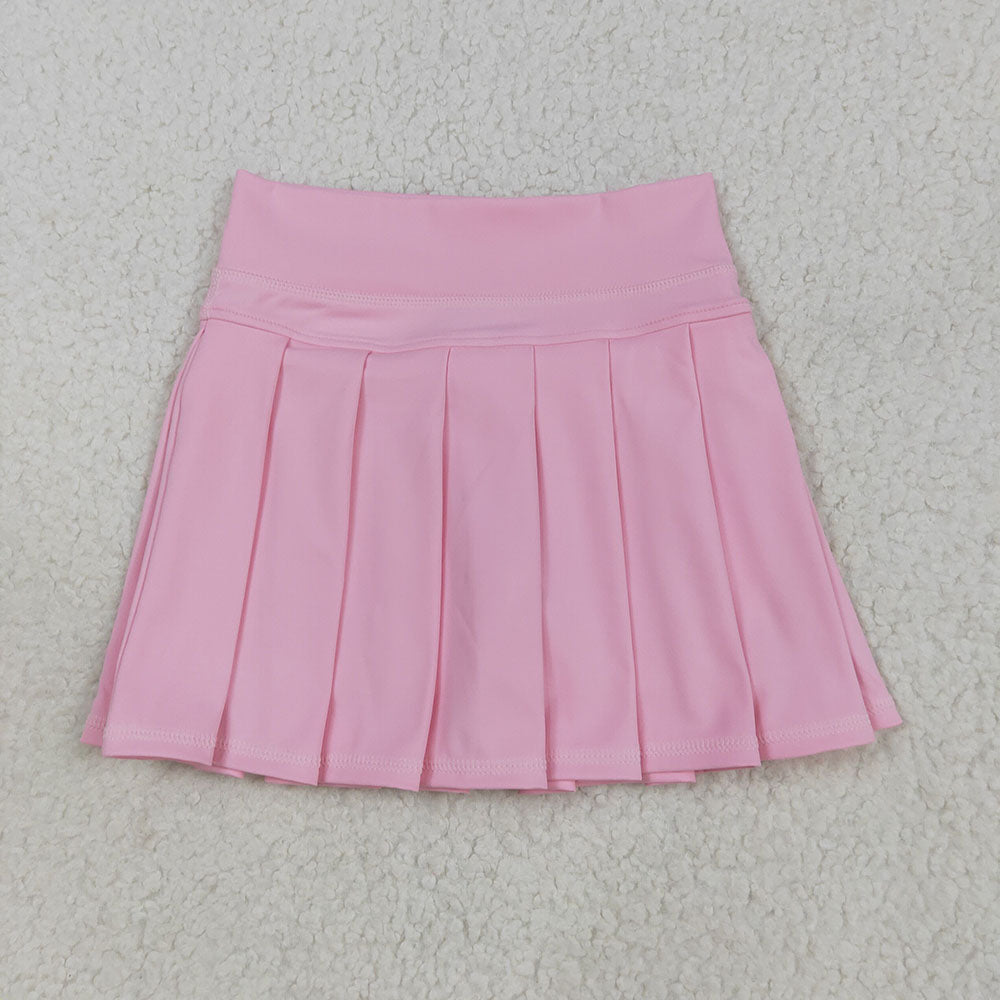 16 Colors Yoga Pleated Active Girls Skirts Sister Wear Summer Bottom Skort