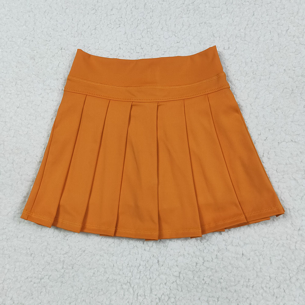 16 Colors Yoga Pleated Active Girls Skirts Sister Wear Summer Bottom Skort