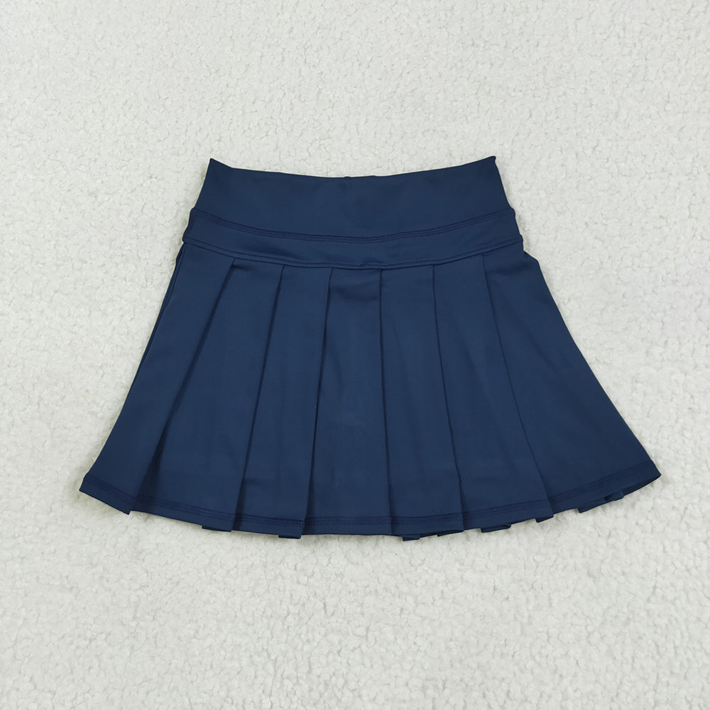 16 Colors Yoga Pleated Active Girls Skirts Sister Wear Summer Bottom Skort