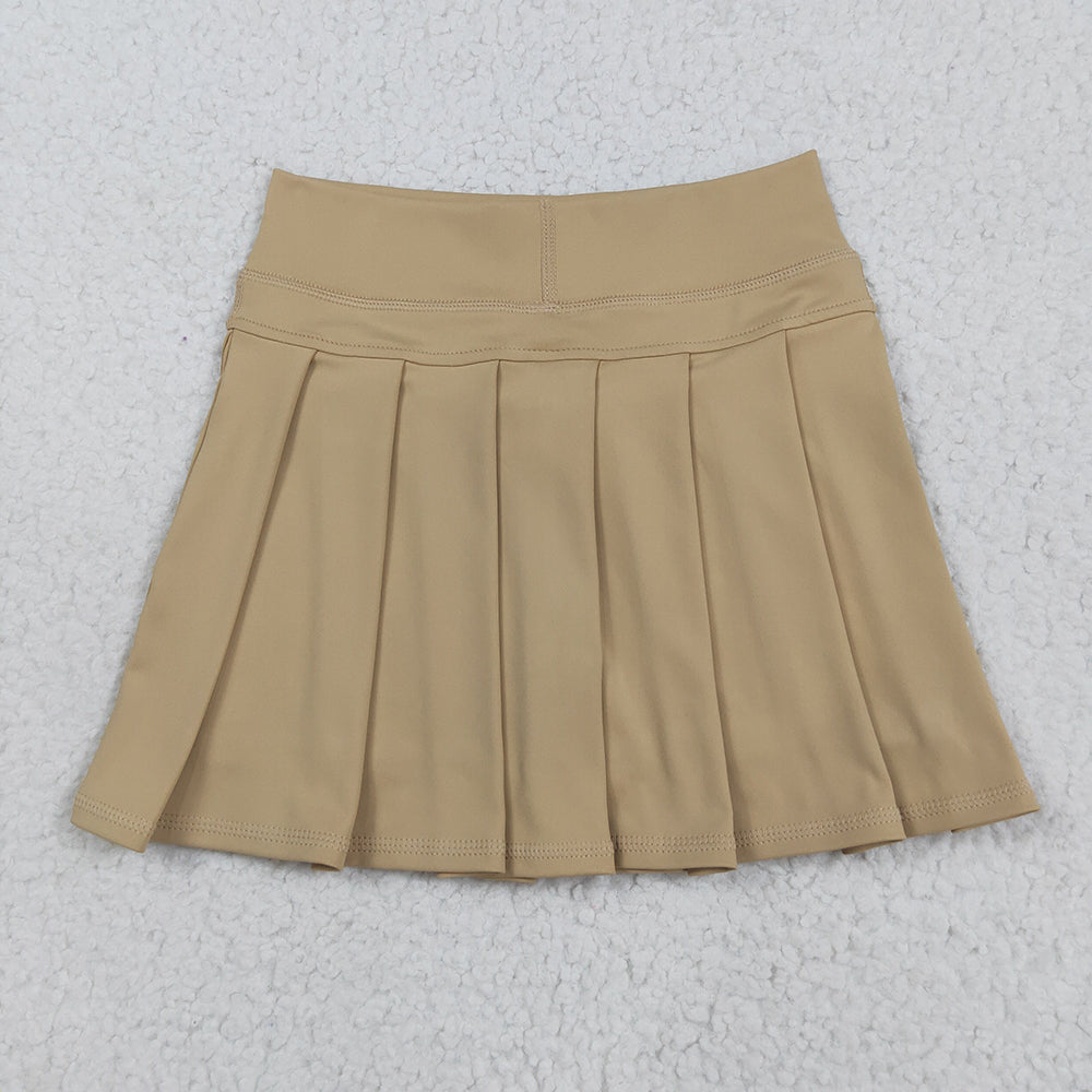 16 Colors Yoga Pleated Active Girls Skirts Sister Wear Summer Bottom Skort