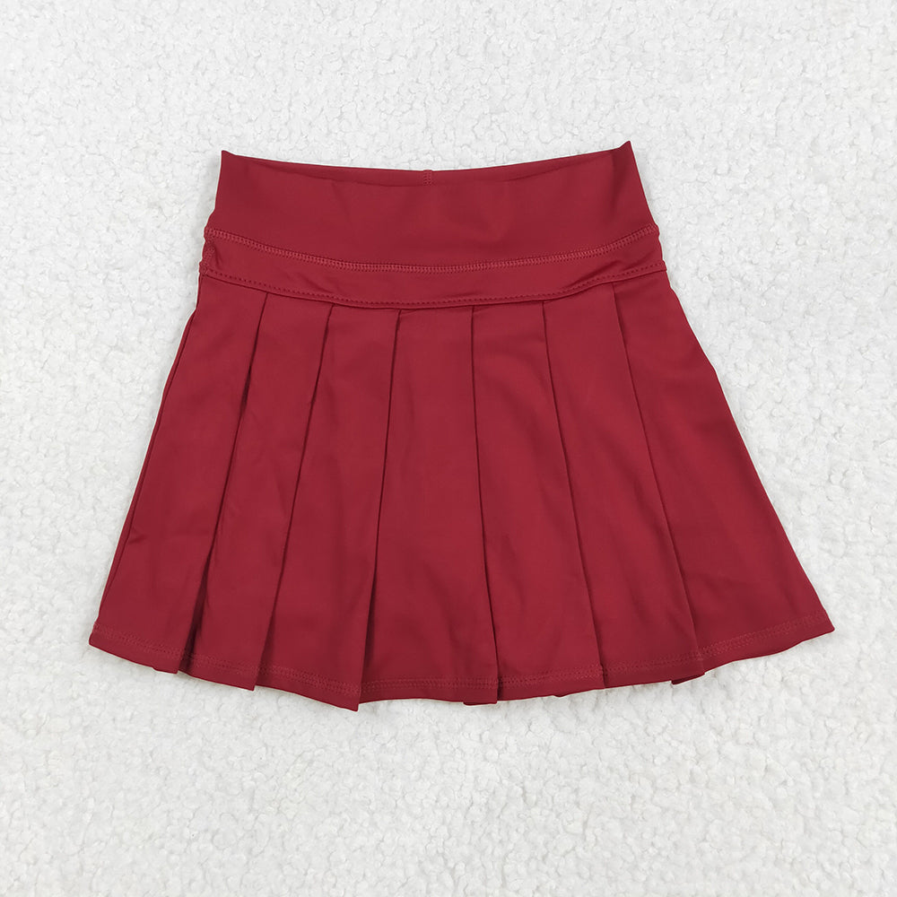 16 Colors Yoga Pleated Active Girls Skirts Sister Wear Summer Bottom Skort