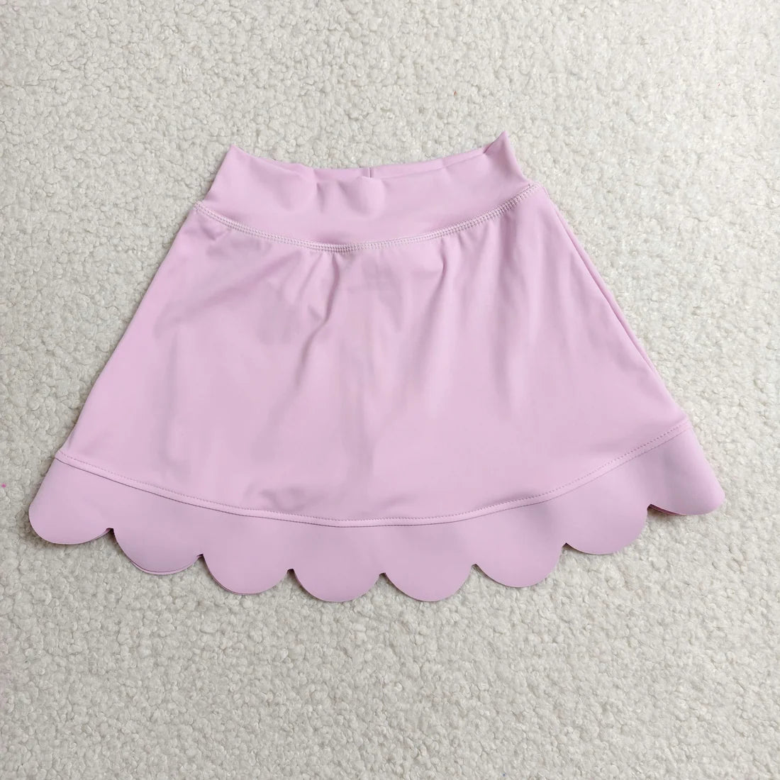 5 Colors Girls Bottom Scallop Yoga Skort Sisters Wear