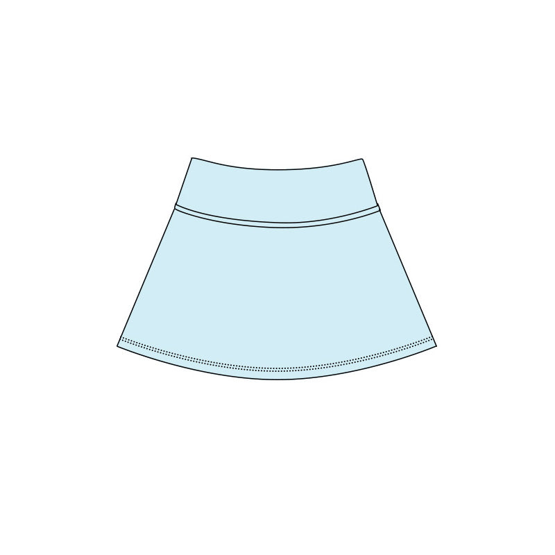 4.15  Kids Girls Light Blue Active Skort Preorder