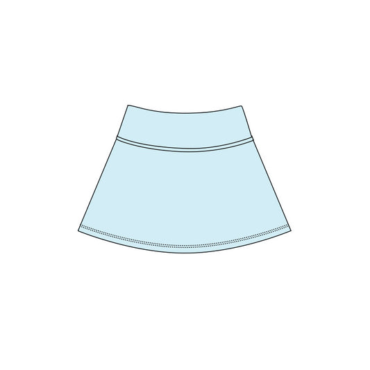 4.15  Kids Girls Light Blue Active Skort Preorder