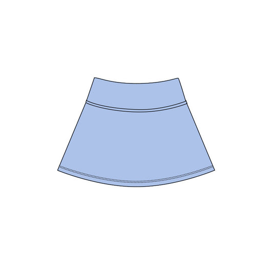 4.15  Kids Girls   Blue Active Skort Preorder