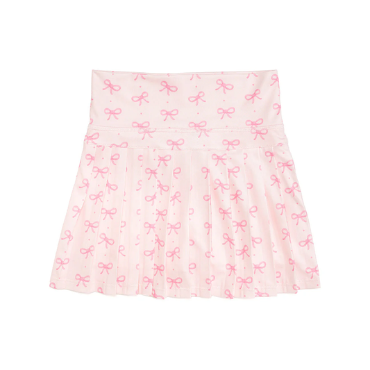 5.9 GLK0305 Preorder Pink Bows Girls Bottom Yoga Skirts