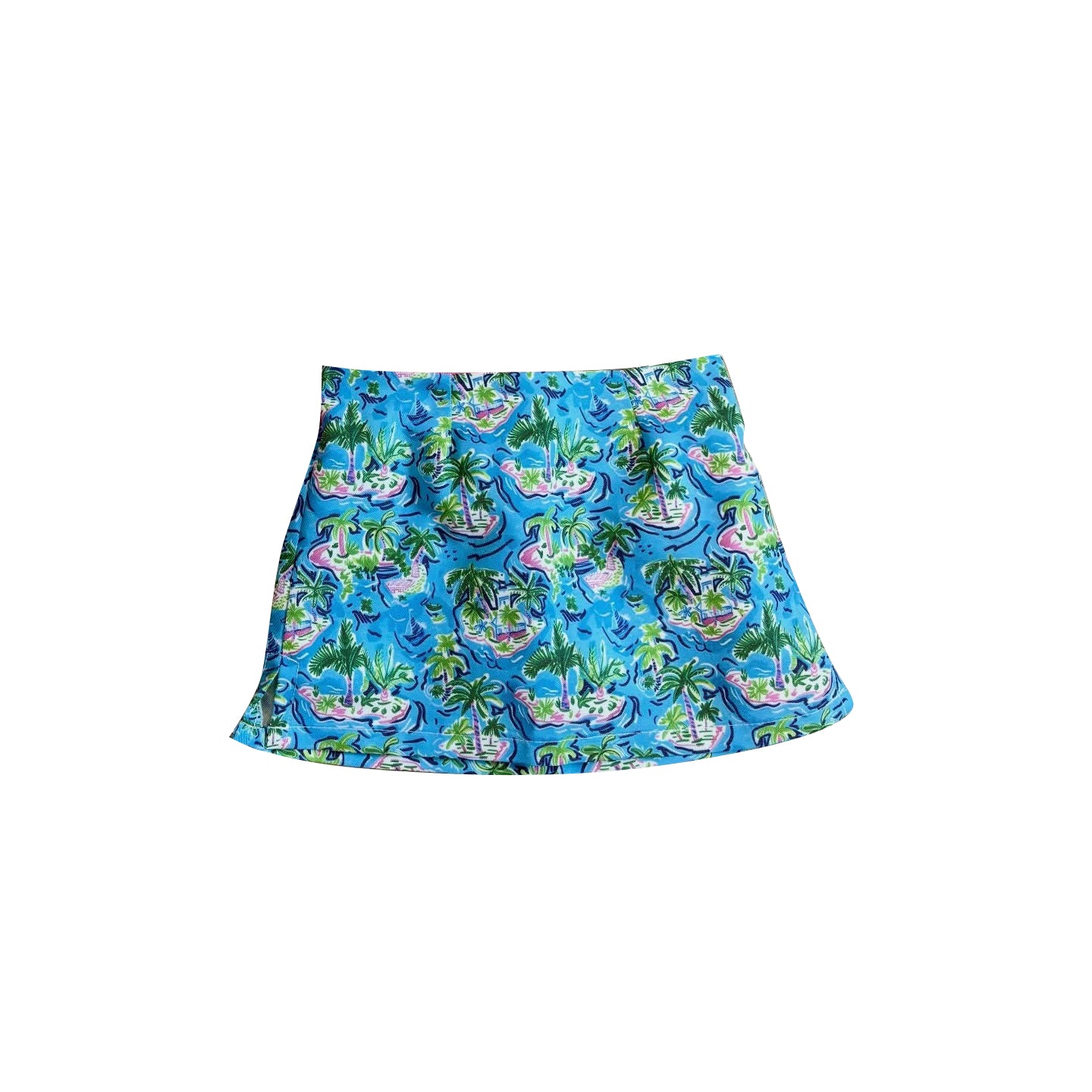5.9 GLK0310 Preorder Tropical Island Girls Bottom Yoga Skirts