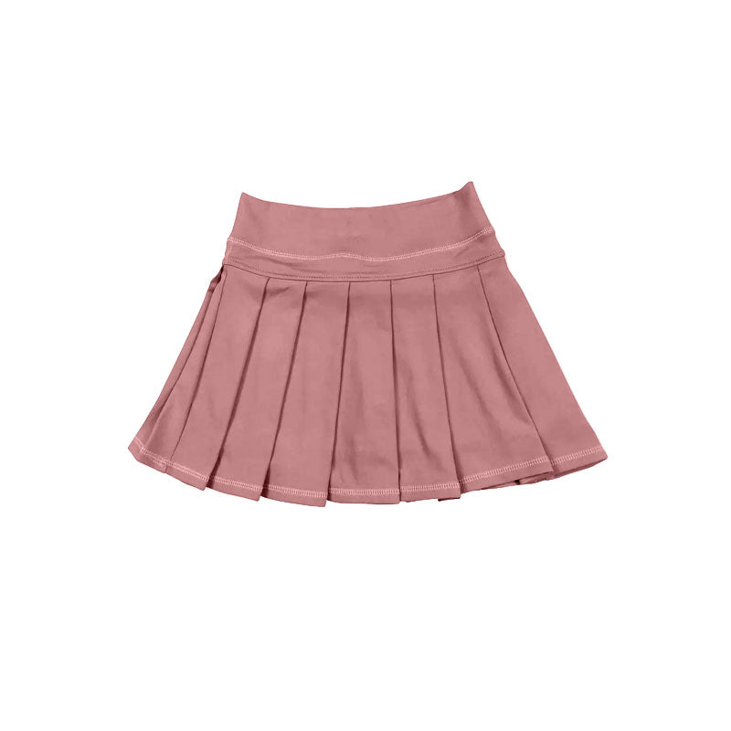 6.30 Preorder Girls Dark Pink Actice Skort