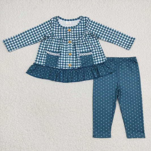 Sibling Baby Girls Long Sleeve Tunic Top with Leggings Outfit