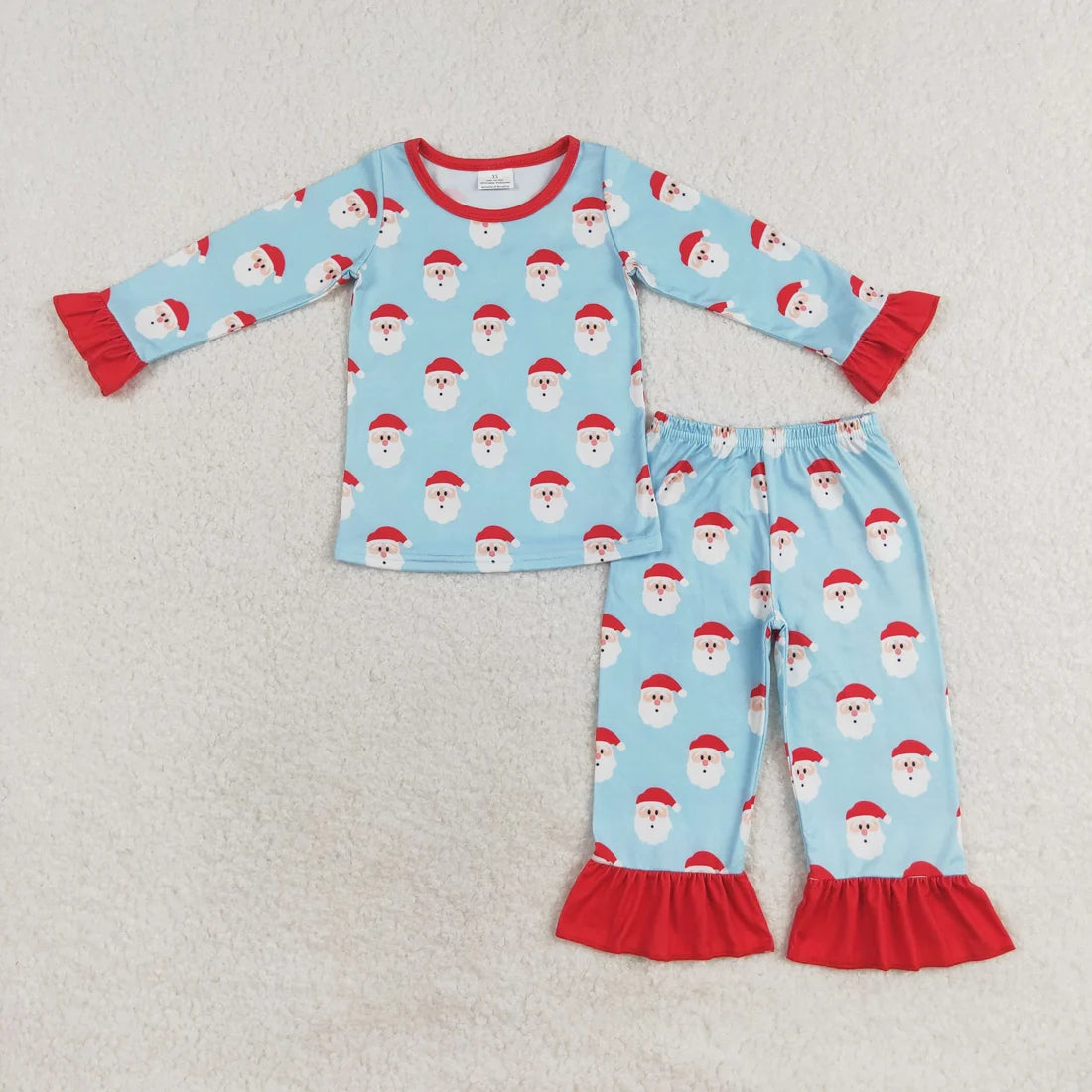Sibling Baby Girls Christmas Long Sleeve  Top Pants Outfit