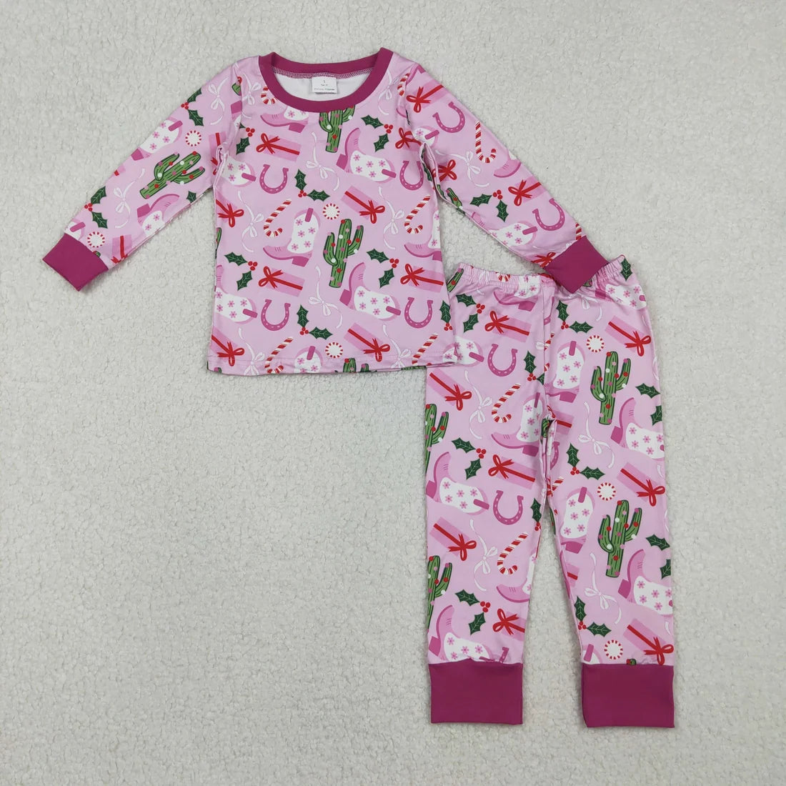 Sibling Baby Girls Christmas Long Sleeve  Top Pants Outfit