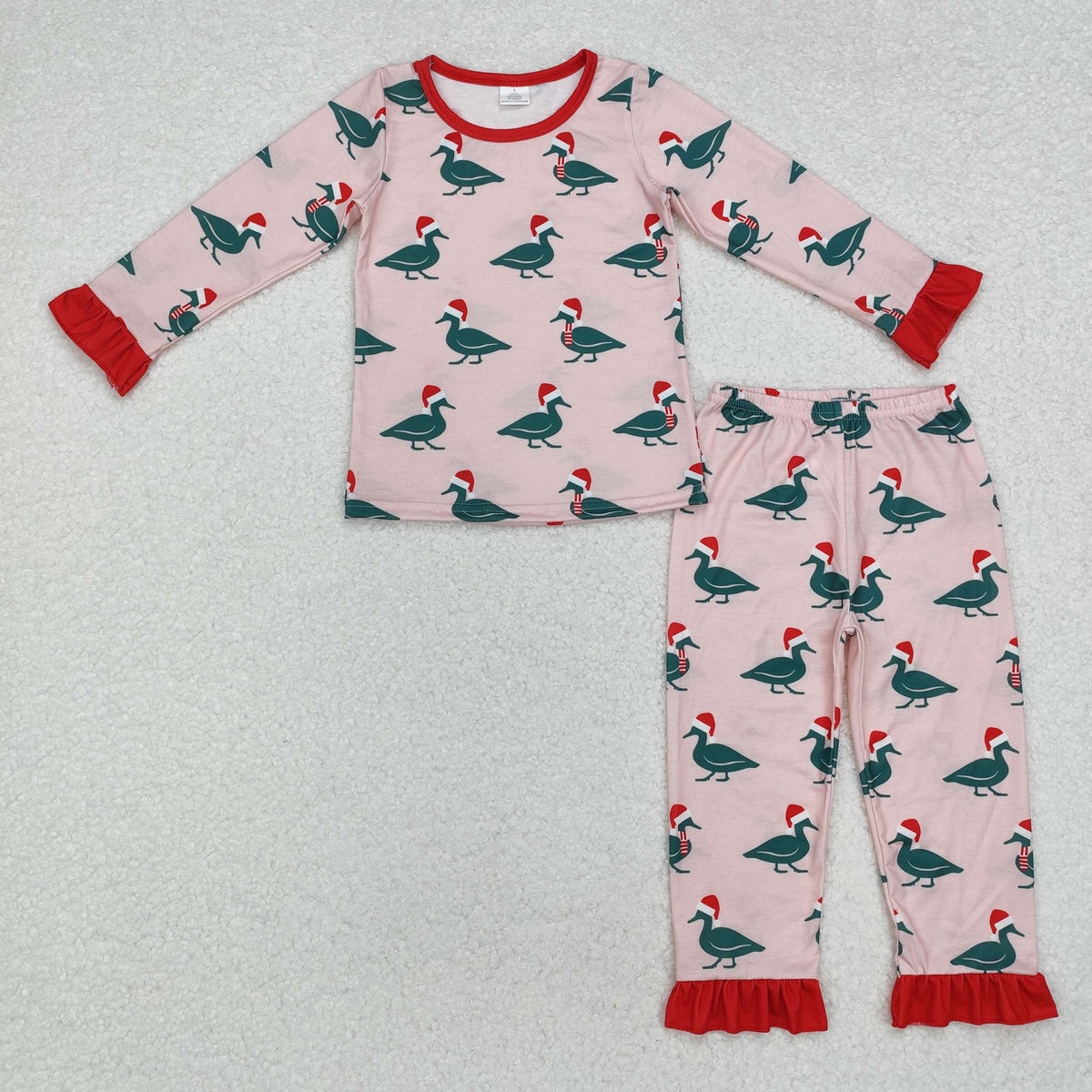 Duck Print Family Christmas Pajamas Styles