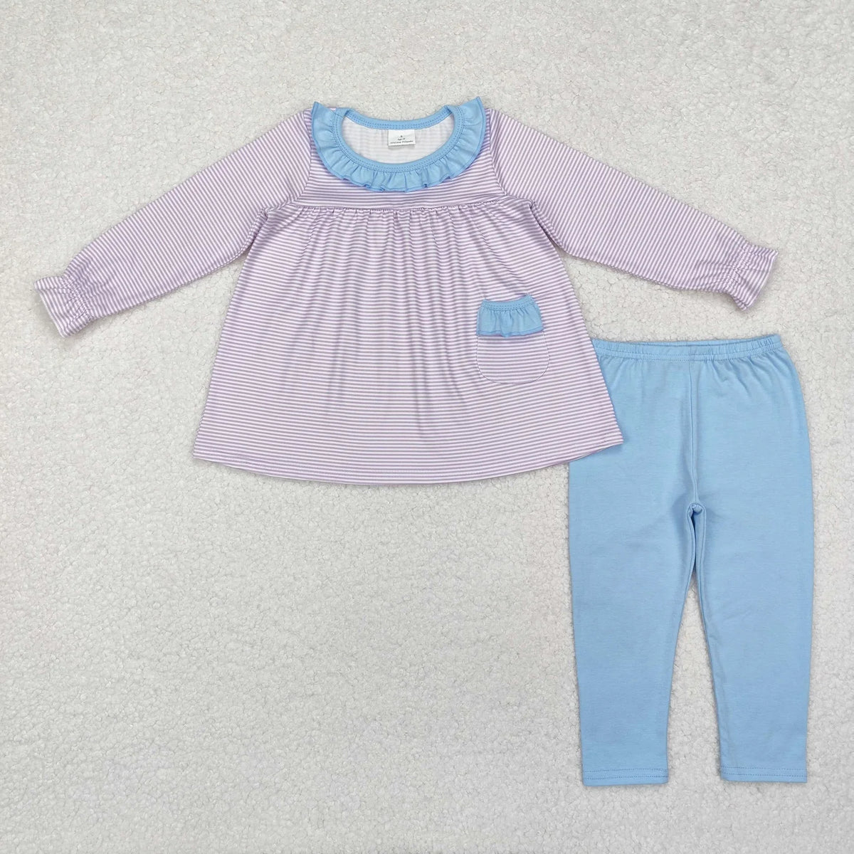 Sibling Baby Girls Long Sleeve Tunic Top with Leggings Outfit