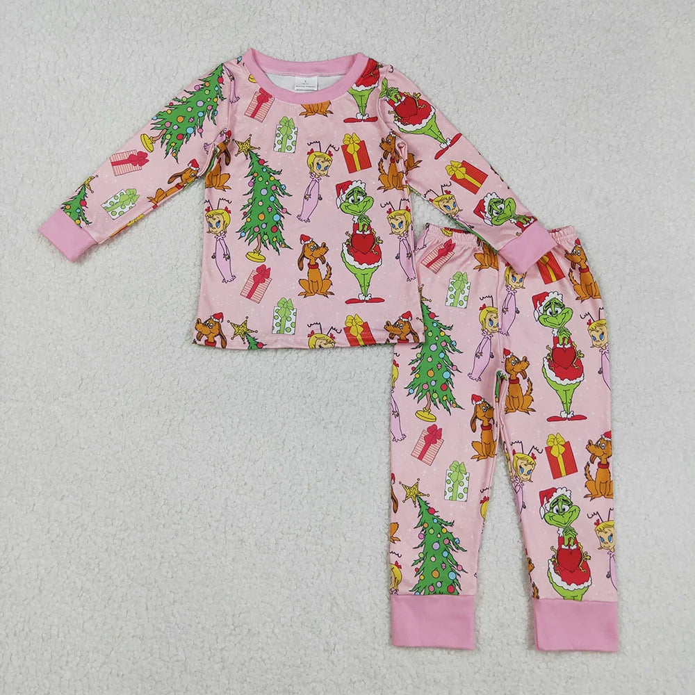 Sibling Baby  Girls Boys Long Sleeve Christmas Outfit