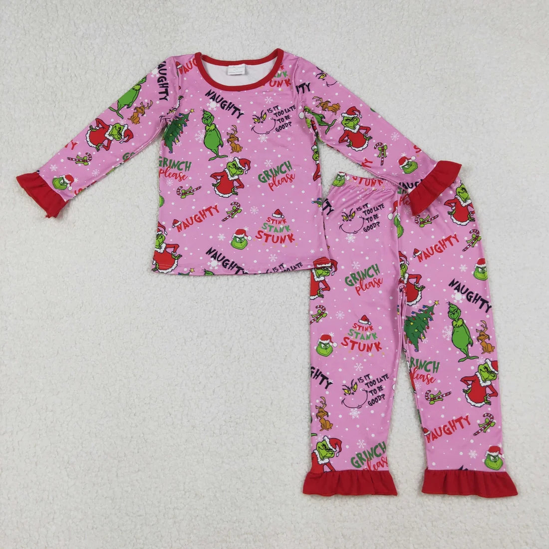Sibling Baby  Girls Boys Long Sleeve Christmas Outfit