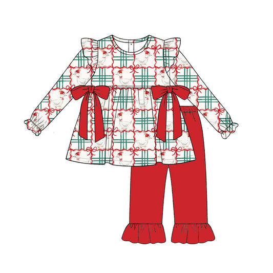 5.20 GLP3406 Baby Girls Christmas Duck Tunic Top with Pants Outfit Preorder
