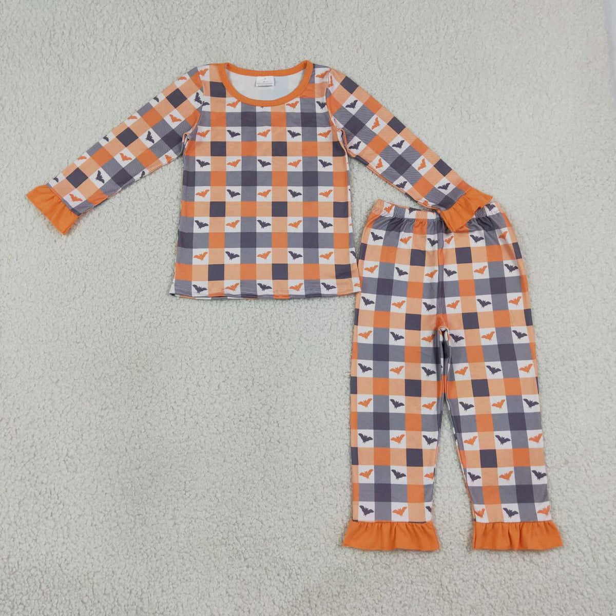 Family Halloween Bat Pajama Set Dress Pants and Blanket