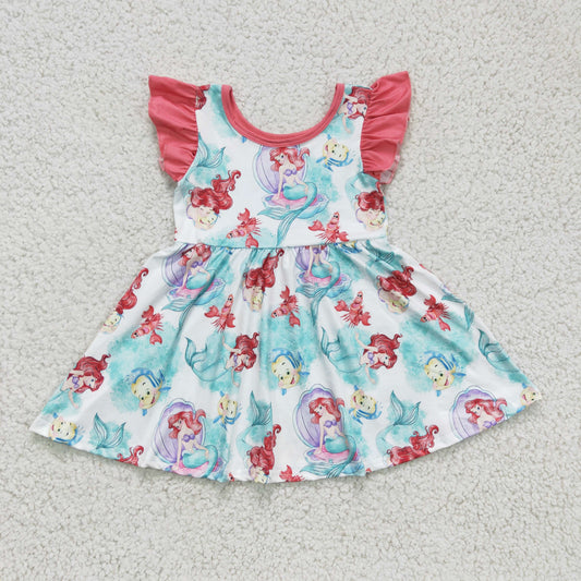Girls Cartoon print dress  GSD0173