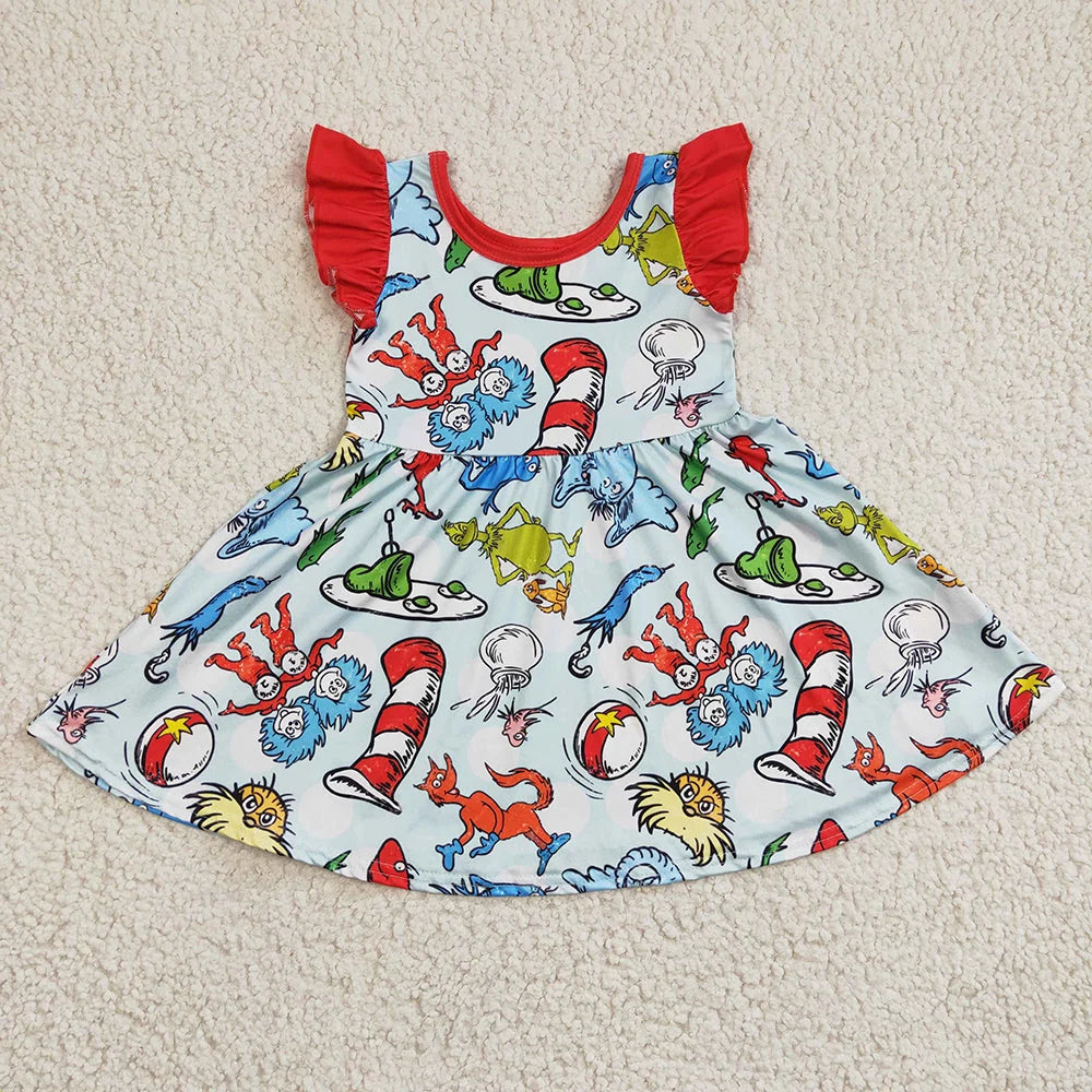 Sibling Baby Girls Dr Reading Spring Twirl Dresses