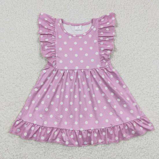 Sibling Sister Baby Girls Ruffles Summer Knee Length Dresses