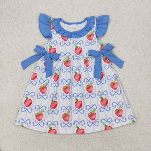 GSD1966 Apple Bows Girls Back to School Dress
