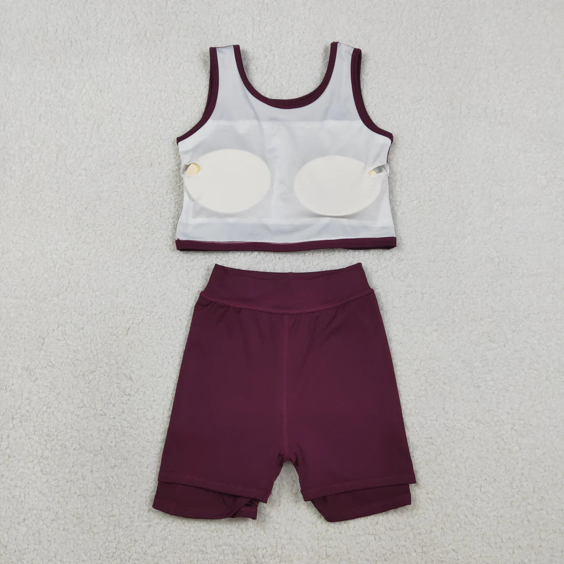 Sibling Baby Girls Colorful Vests Skirt Shorts Yoga Active Clothes Sets