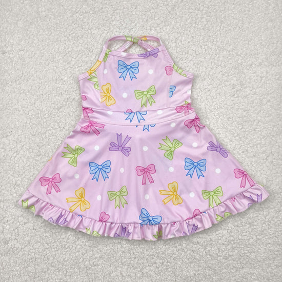 Sibling Baby Girls Straps Sports Wear Yoga Athletic Knee Length Dresses