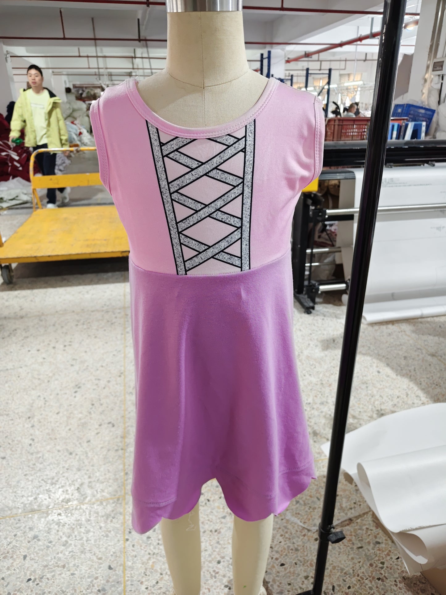 Baby Girls Princess Purple Sleeveless Dress Preorder