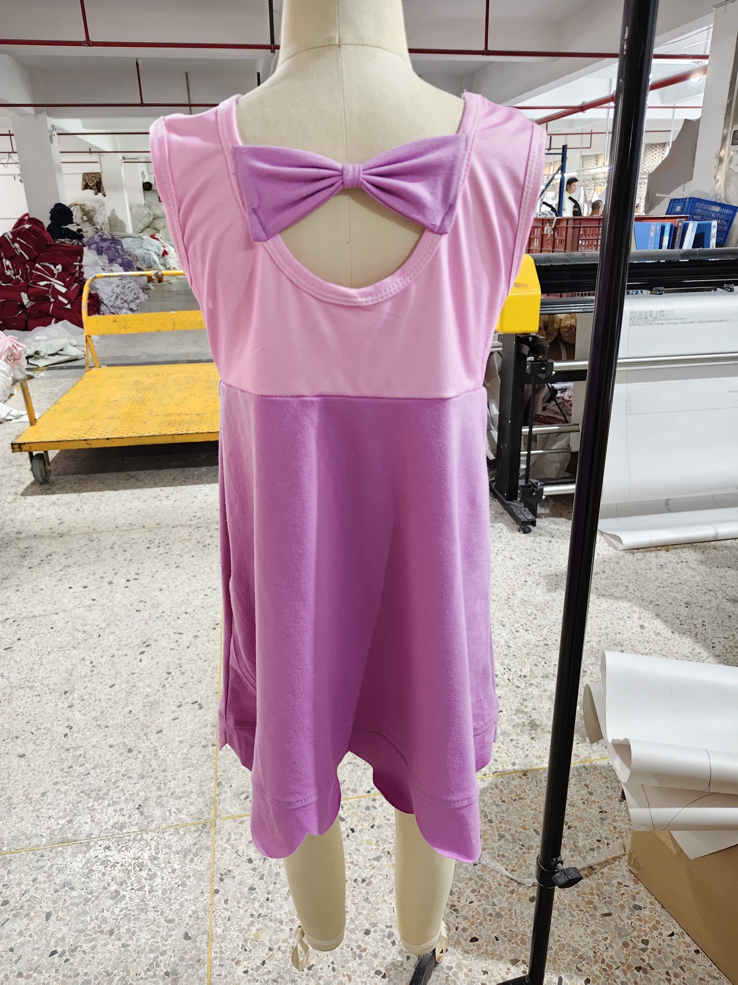 Baby Girls Princess Purple Sleeveless Dress Preorder