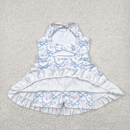 Sibling Baby Girls Straps Sports Wear Yoga Athletic Knee Length Dresses
