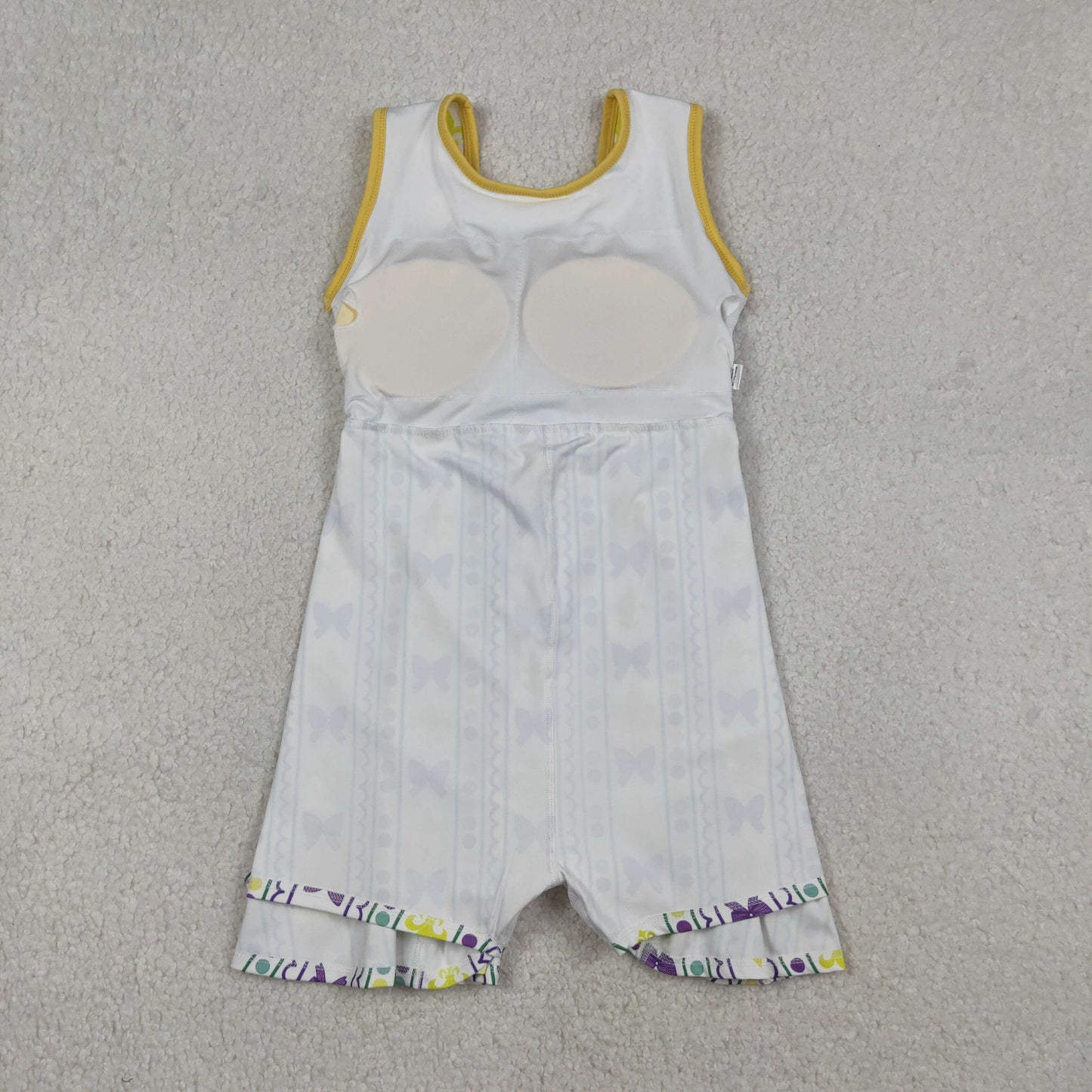 Sibling Baby Girls Sleeveless Mardigras Yoga Active Shorts Knee Length Dresses